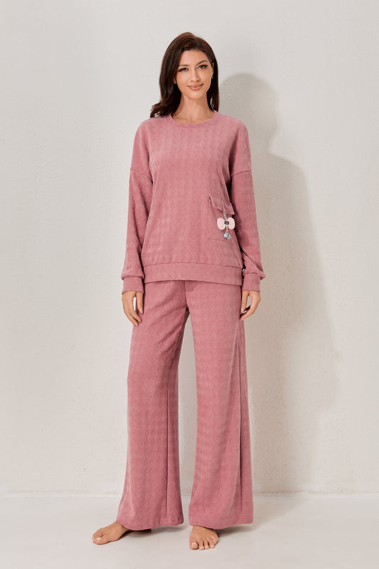 Relaxed two-piece pyjama set