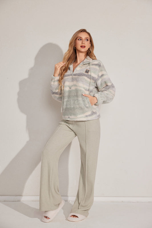 طقم بيجاما مخطط من قطعتين 