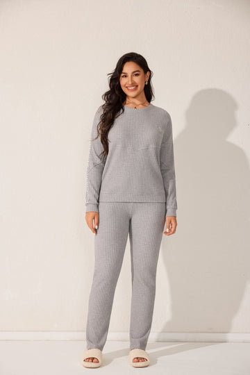 Two-piece long-sleeve pajama set