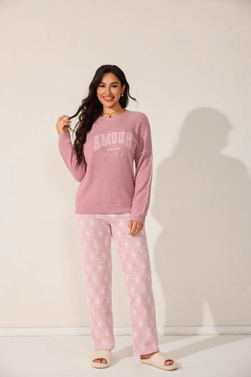 Two-piece long-sleeve pajama set