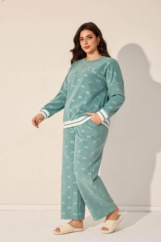 Jumbo two-piece pajama set