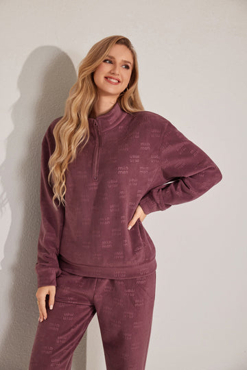 Two-piece long sleeve pajama set