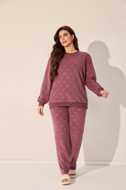 Jumbo two-piece pajama set