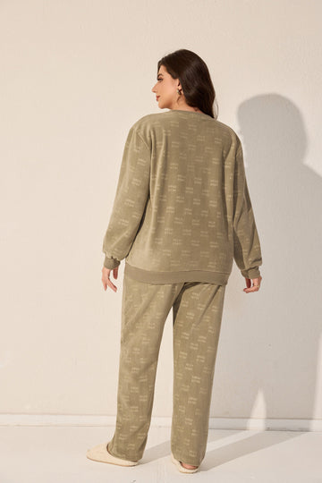 Jumbo two-piece pajama set