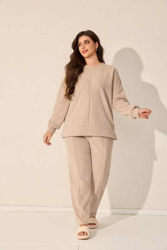 Jumbo two-piece pajama set