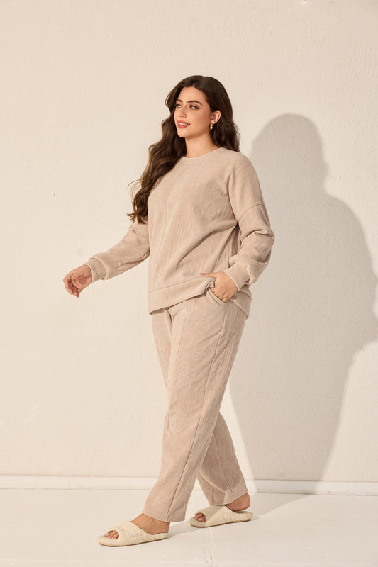 Jumbo two-piece pajama set