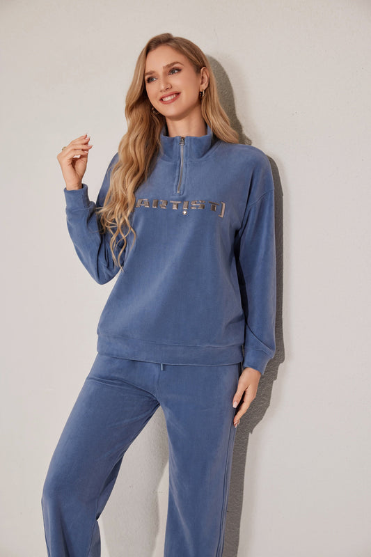 Two-piece long-sleeve pajama set
