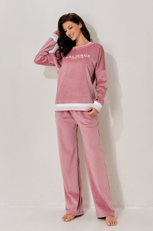 Two-piece long-sleeve pajama set